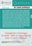 Changement climatique et santé : défis et opportunités pour  ...